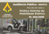 Audiência Pública Remota para discutir sobre a Política Distrital de Mobilidade Elétrica Audiência Pública Remota para discutir sobre a Política Distrital de Mobilidade Elétrica