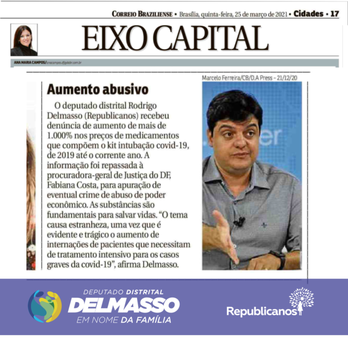 Correio Braziliense coluna Eixo Capital - Aumento abusivo