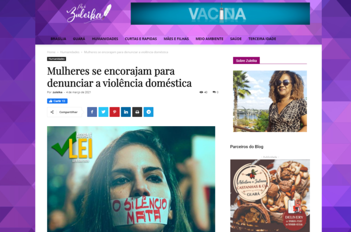 Blog da Zuleika: Mulheres se encorajam para denunciar a violência doméstica