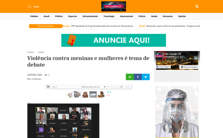 Pelo Mundo DF: Violência contra meninas e mulheres é tema de debate