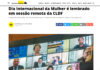 Jornal de Brasília: Dia Internacional da Mulher é lembrado em sessão remota da CLDF Jornal de Brasília: Dia Internacional da Mulher é lembrado em sessão remota da CLDF