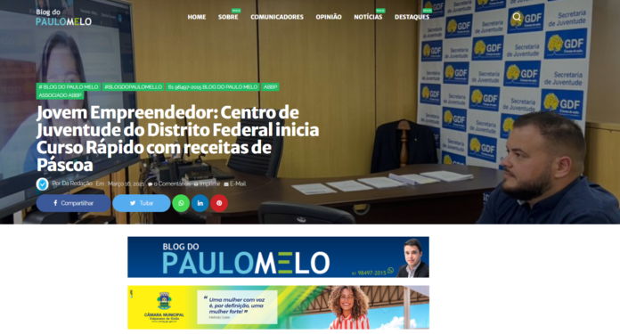 Blog do Paulo Melo: Jovem Empreendedor: Centro de Juventude do Distrito Federal inicia Curso Rápido com receitas de Páscoa Blog do Paulo Melo: Jovem Empreendedor: Centro de Juventude do Distrito Federal inicia Curso Rápido com receitas de Páscoa