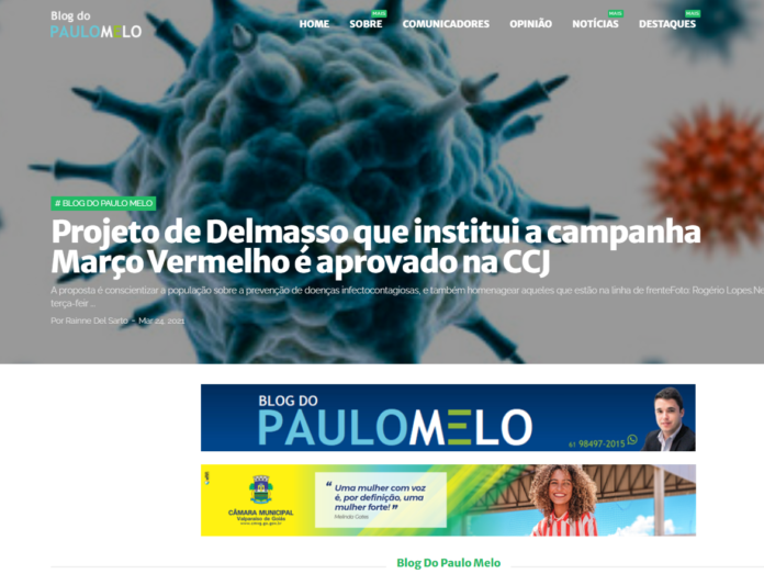 Blog do Paulo Melo: Projeto de Delmasso que institui a campanha Março Vermelho é aprovado na CCJBlog do Paulo Melo: Projeto de Delmasso que institui a campanha Março Vermelho é aprovado na CCJ