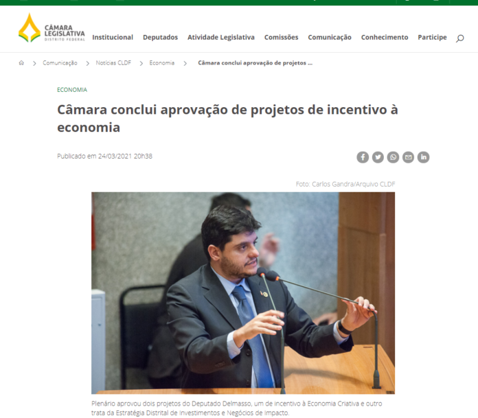 Portal da CLDF: Câmara conclui aprovação de projetos de incentivo à economia Portal da CLDF: Câmara conclui aprovação de projetos de incentivo à economia