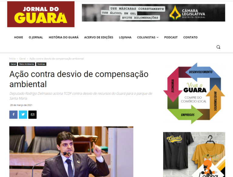 Jornal do Guará: Ação contra desvio de compensação ambiental