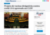 Correio Braziliense: Projeto de vacina obrigatória contra covid-19 é aprovado na CLDF Correio Braziliense: Projeto de vacina obrigatória contra covid-19 é aprovado na CLDF
