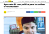 Jornal de Brasília: Aprovado PL com política para incentivar o voluntariado Jornal de Brasília: Aprovado PL com política para incentivar o voluntariado