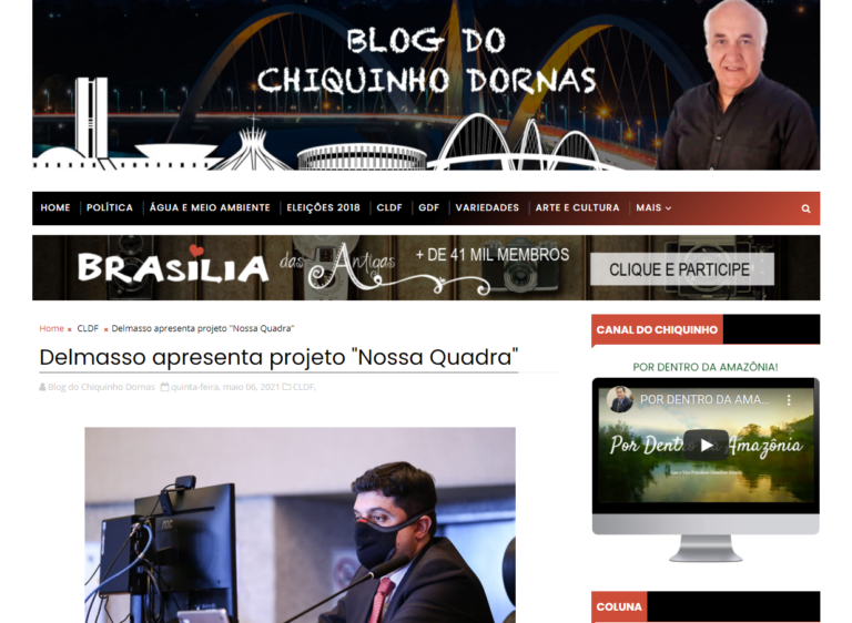 Blog do Chiquinho Dornas: Delmasso apresenta projeto "Nossa Quadra"
