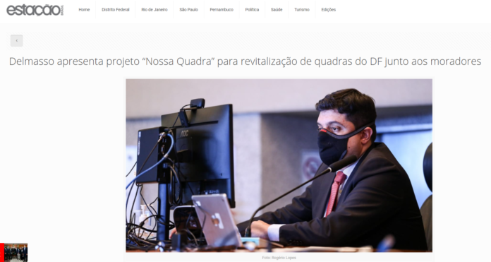 Estação Brasil: Delmasso apresenta projeto “Nossa Quadra” para revitalização de quadras do DF junto aos moradores