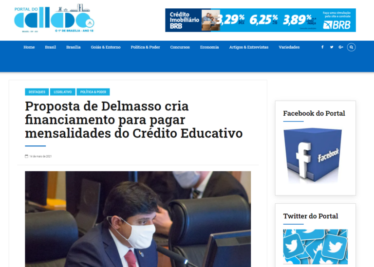 Portal do Callado: Proposta de Delmasso cria financiamento para pagar mensalidades do Crédito Educativo
