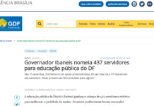 Agência Brasília: Governador Ibaneis nomeia 437 servidores para educação pública do DF Agência Brasília: Governador Ibaneis nomeia 437 servidores para educação pública do DF