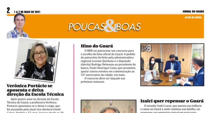 Jornal do Guará, edição 1035 de 1 a 7 de maio de 2021