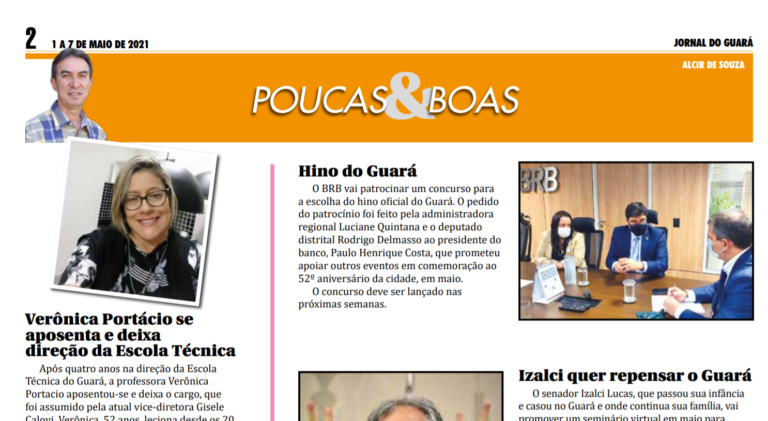 Jornal do Guará, edição 1035 de 1 a 7 de maio de 2021