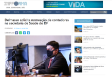 Infforma: Delmasso solicita nomeação de contadores na secretaria de Saúde do DF Infforma: Delmasso solicita nomeação de contadores na secretaria de Saúde do DF