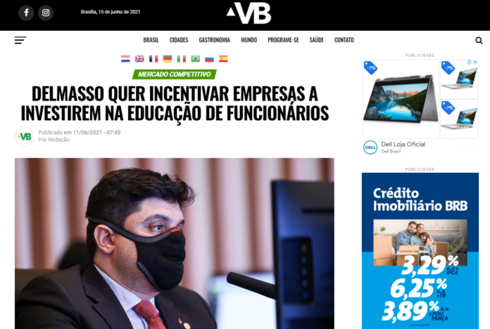 AVB: DELMASSO QUER INCENTIVAR EMPRESAS A INVESTIREM NA EDUCAÇÃO DE FUNCIONÁRIOS