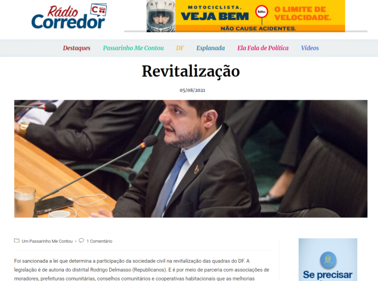 Rádio Corredor: Revitalização