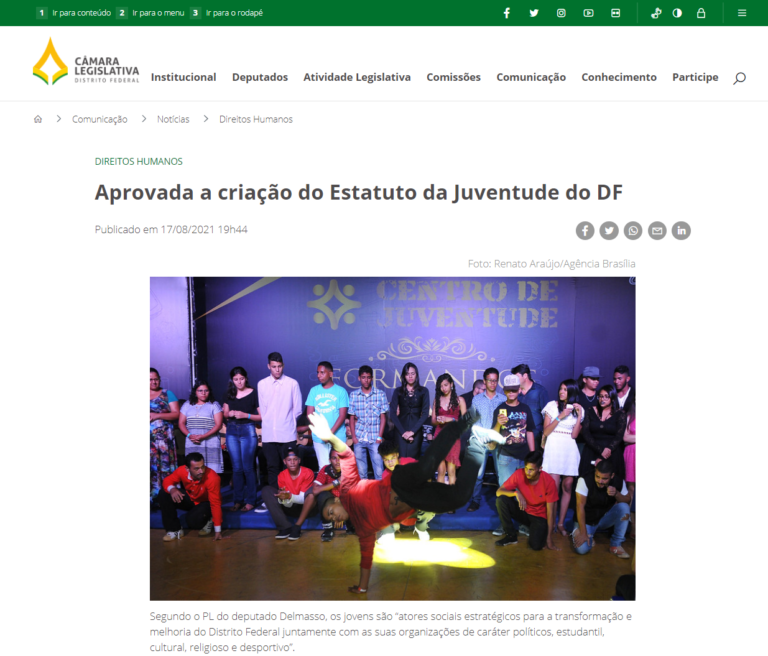 Agência CLDF: Aprovada a criação do Estatuto da Juventude do DF
