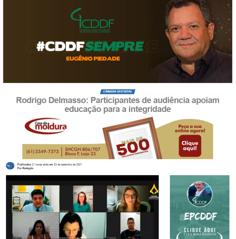 EG News: Rodrigo Delmasso: Participantes de audiência apoiam educação para a integridade