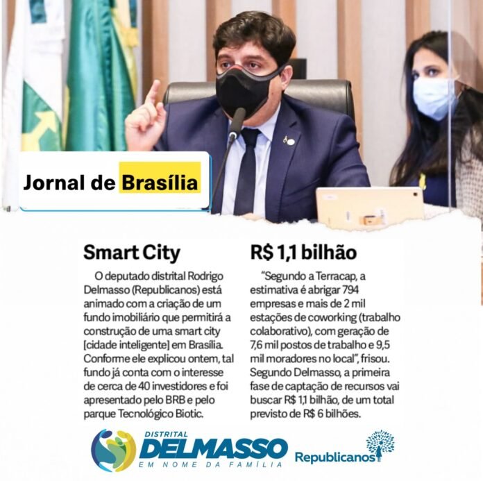 Jornal de Brasília coluna Do Alto Da Torre, 23 de setembro 2021 - Smart City