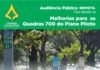 Audiência Pública Remota quarta-feira, 08 de setembro às 19h para discutir sobre as Melhorias para as Quadras 700 do Plano Piloto Audiência Pública Remota quarta-feira, 08 de setembro às 19h para discutir sobre as Melhorias para as Quadras 700 do Plano Piloto