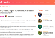 Cannalize: Deputado propõe multar consumidores de maconha no DF Cannalize: Deputado propõe multar consumidores de maconha no DF