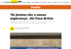 Jornal de Brasília: ‘Os jovens são a nossa esperança’, diz Paco Britto Jornal de Brasília: ‘Os jovens são a nossa esperança’, diz Paco Britto