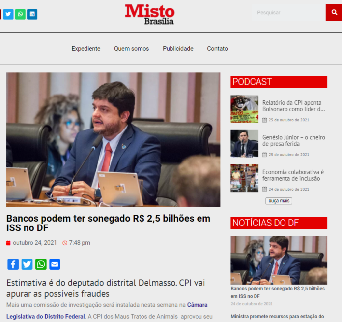 Misto Brasília: Bancos podem ter sonegado R$ 2,5 bilhões em ISS no DF