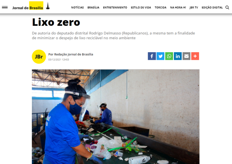 Jornal de Brasília: Lixo zero