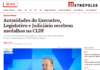 Metrópoles: Autoridades do Executivo, Legislativo e Judiciário recebem medalhas na CLDF Metrópoles: Autoridades do Executivo, Legislativo e Judiciário recebem medalhas na CLDF
