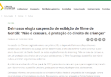 Agência CLDF: Delmasso elogia suspensão de exibição de filme de Gentili: “Não é censura, é proteção do direito de crianças” Agência CLDF: Delmasso elogia suspensão de exibição de filme de Gentili: “Não é censura, é proteção do direito de crianças”
