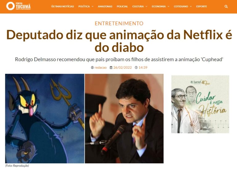 Portal Tucumã: Deputado diz que animação da Netflix é do diabo