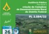 Audiência Pública Remota quinta-feira, 26 de maio às 19h para discutir a criação do Complexo de Desenvolvimento Rural do Distrito Federal, Pl 2.584/22 Audiência Pública Remota quinta-feira, 26 de maio às 19h para discutir a criação do Complexo de Desenvolvimento Rural do Distrito Federal, Pl 2.584/22
