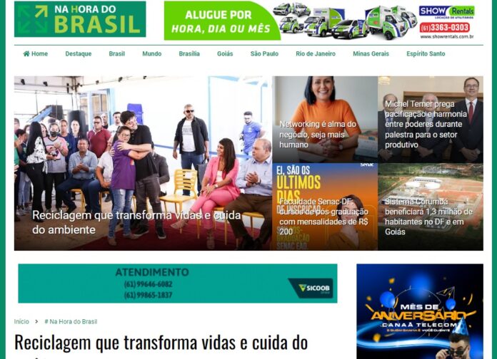 Na Hora do Brasil: Reciclagem que transforma vidas e cuida do ambiente