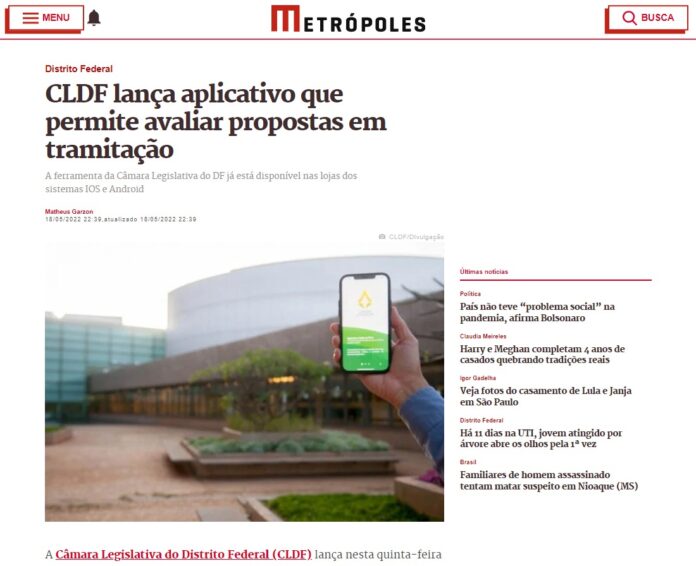 Agência CLDF: CLDF lança aplicativo que permite avaliar propostas em tramitação