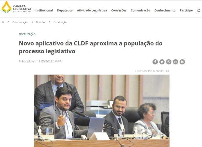 Agência CLDF: Novo aplicativo da CLDF aproxima a população do processo legislativo