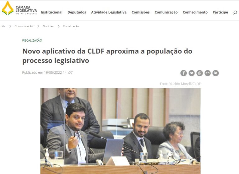 Agência CLDF: Novo aplicativo da CLDF aproxima a população do processo legislativo