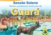 Sessão Solene quinta-feira, 5 de maio às 19h para comemorar os 53 anos do Guará O Deputado DELMASSO tem a honra de convidá-lo para Sessão Solene onde iremos comemorar os 53 anos do Guará, agendada para quinta-feira (05/maio) às 19h no auditório da Administração do Guará na QE 25 Área Especial do CAVE - Guará II