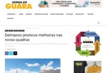 Jornal do Guará: Delmasso promove melhorias nas novas quadras Jornal do Guará: Delmasso promove melhorias nas novas quadras