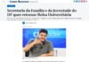 Correio Braziliense: Secretaria da Família e da Juventude do DF quer retomar Bolsa Universitária Correio Braziliense: Secretaria da Família e da Juventude do DF quer retomar Bolsa Universitária